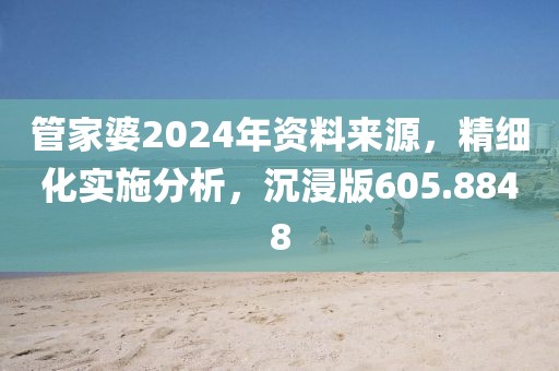 管家婆2024年资料来源，精细化实施分析，沉浸版605.8848