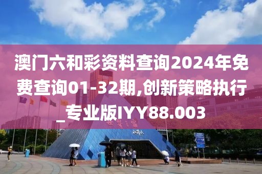 澳门六和彩资料查询2024年免费查询01-32期,创新策略执行_专业版IYY88.003