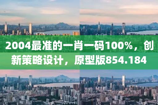 2004最准的一肖一码100%，创新策略设计，原型版854.184