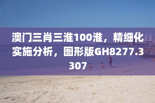 澳门三肖三淮100淮，精细化实施分析，图形版GH8277.3307