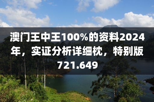 澳门王中王100%的资料2024年，实证分析详细枕，特别版721.649