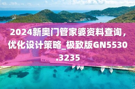 2024新奥门管家婆资料查询，优化设计策略_极致版GN5530.3235