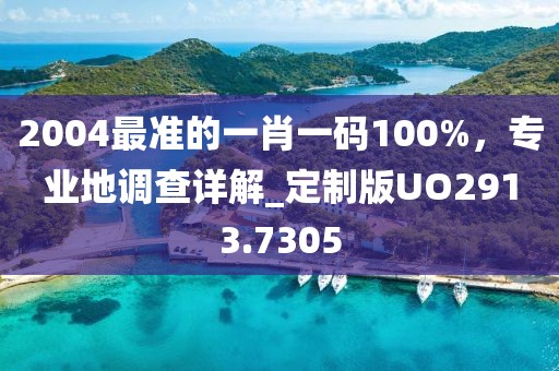2004最准的一肖一码100%，专业地调查详解_定制版UO2913.7305