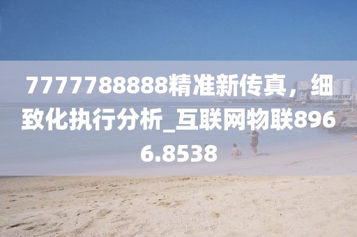 7777788888精准新传真，细致化执行分析_互联网物联8966.8538