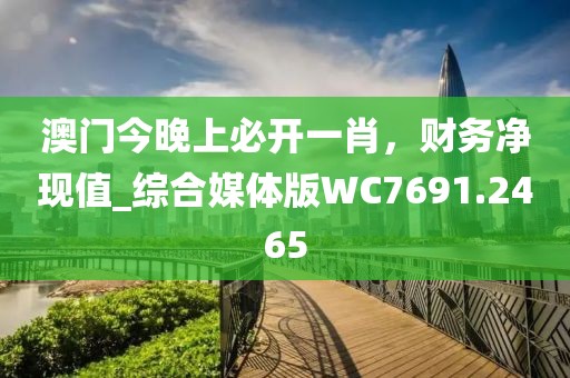 澳门今晚上必开一肖，财务净现值_综合媒体版WC7691.2465
