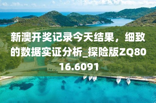 新澳开奖记录今天结果，细致的数据实证分析_探险版ZQ8016.6091