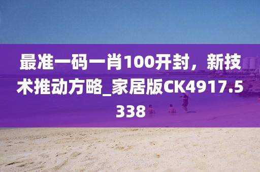 最准一码一肖100开封，新技术推动方略_家居版CK4917.5338