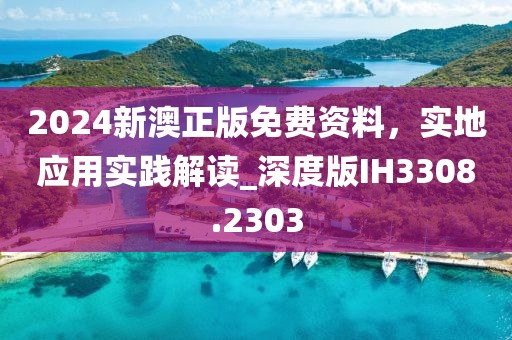 2024新澳正版免费资料，实地应用实践解读_深度版IH3308.2303