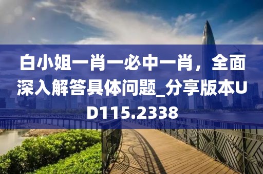 白小姐一肖一必中一肖，全面深入解答具体问题_分享版本UD115.2338