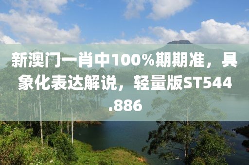 新澳门一肖中100%期期准，具象化表达解说，轻量版ST544.886